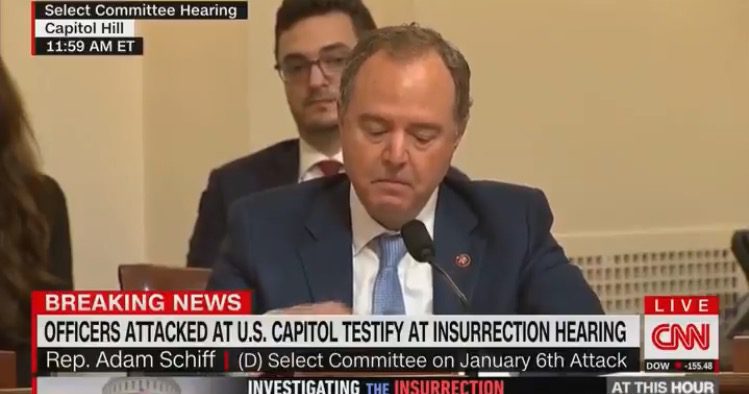 Clown Show: Adam Schiff Pretends to Cry During January 6 Hearing, “God Help Us” (VIDEO)