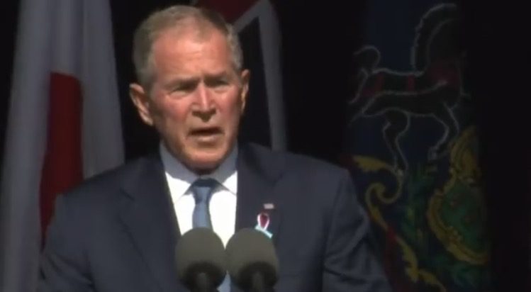 “Children of the Same Foul Spirit” – George Bush Compares January 6 “Domestic Extremists” to Islamic Terrorists in 9/11 Speech (VIDEO)