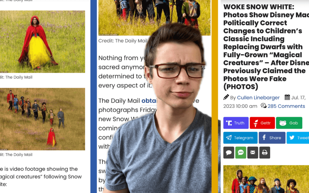 Victor Reacts: Disney Replaces Dwarves With Diverse “Magical Creatures” in Woke New Snow White Movie (VIDEO)