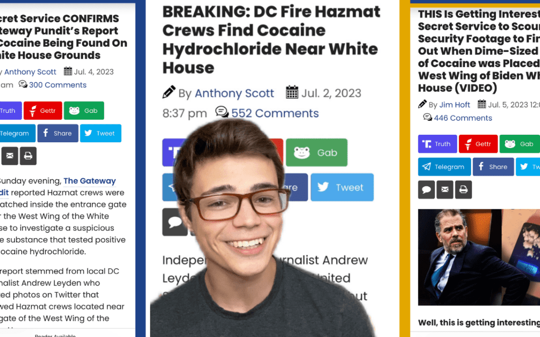 TGP Reacts: Cocaine in the Biden White House – A Developing Story (Video)