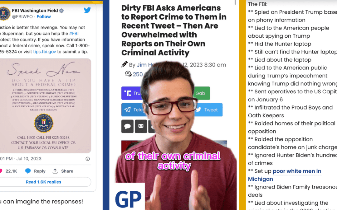 Victor Reacts: FBI Overwhelmed With Reports of Their OWN Crimes!  (VIDEO)