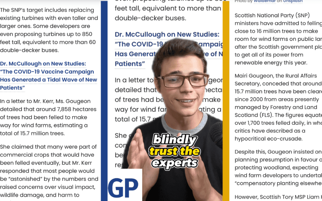 Victor Reacts: Kill the Trees, Save the Environment? 16 Million Trees Chopped to Make Way For Wind Farms! (VIDEO)