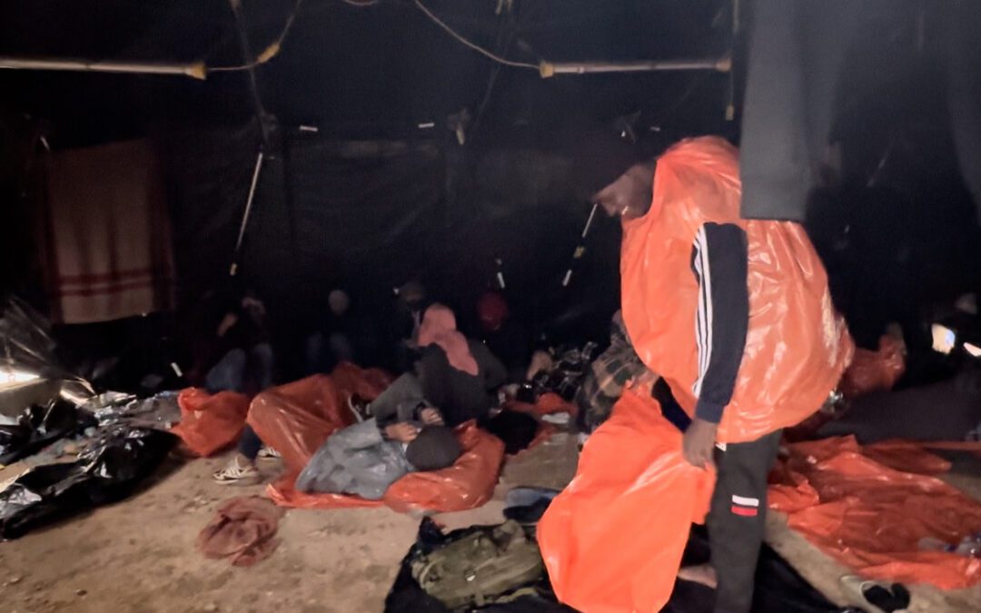 Gateway Pundit Exclusive: Hundreds of Illegals Cross Border in Lukeville, AZ on Christmas Weekend – Aliens Housed in Tents Near Border Before Biden Transports Them Around The Country (VIDEO)