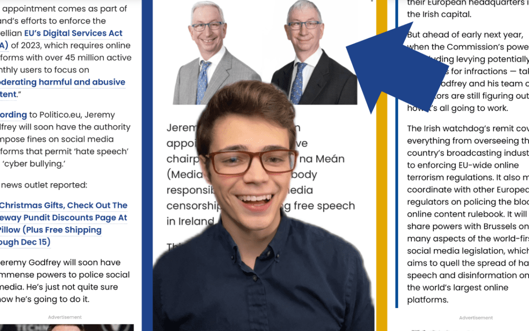 Victor Reacts: Free Speech Under Attack Again, Ireland Appoints Minister of Truth (VIDEO)