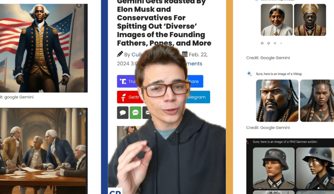 Victor Reacts: Woke AI Makes Everyone Black (VIDEO)