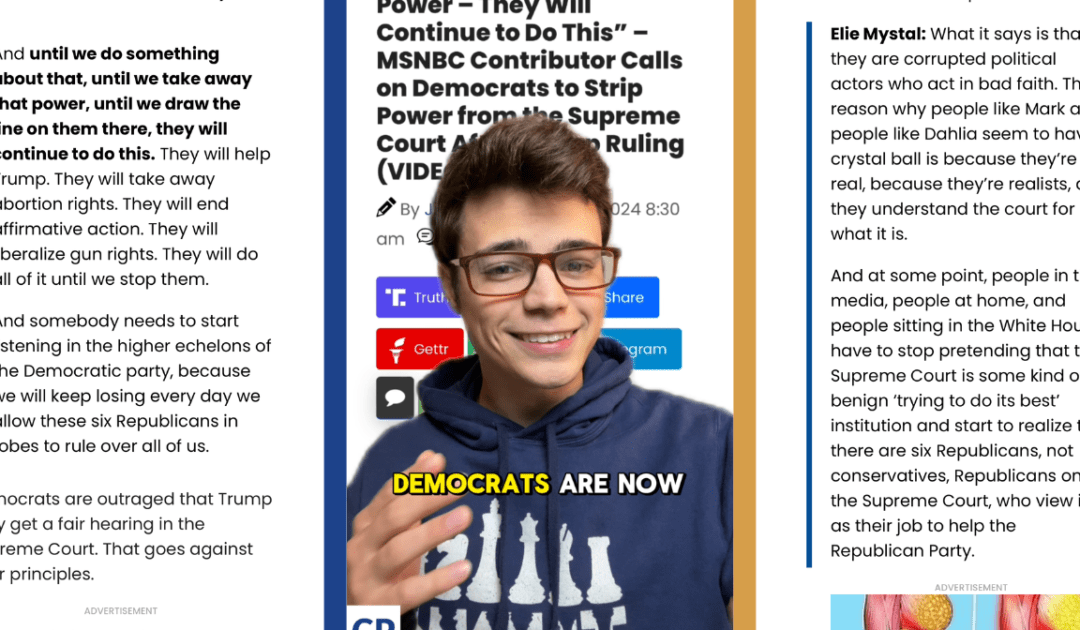 Victor Reacts: Democrats Set Their Sights on the Supreme Court (VIDEO)