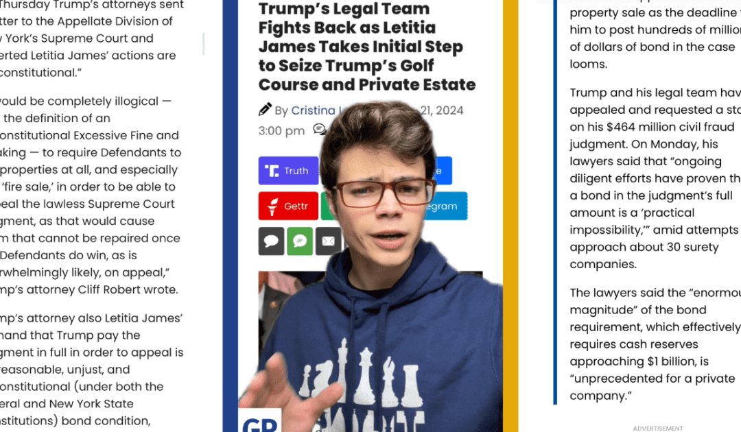 Victor Reacts: Dictator Style Insanity – Letitia James is Trying to Seize Trump’s Assets (VIDEO)