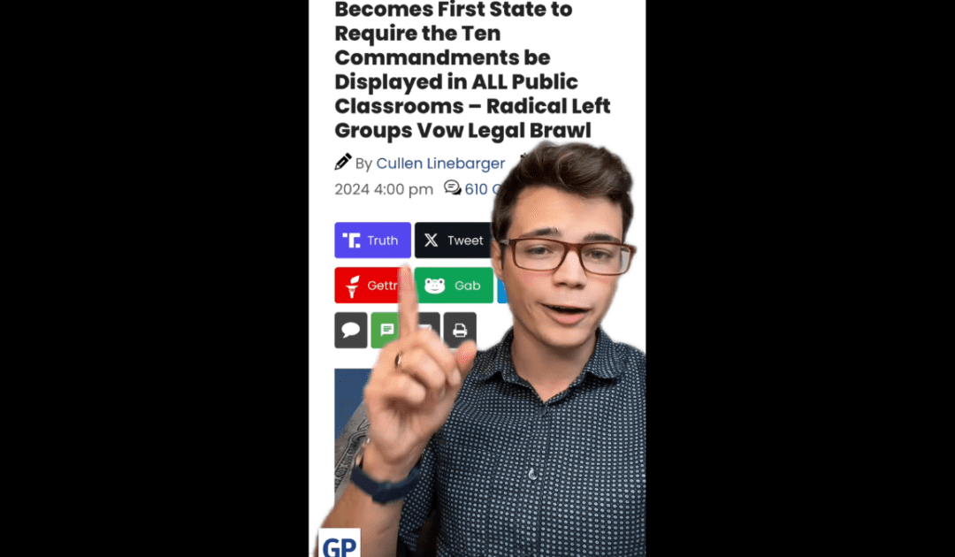 Victor Reacts: Of Course the Left is Outraged About the 10 Commandments (VIDEO)