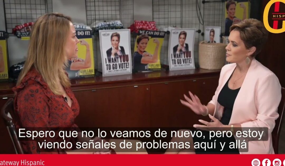 Maria Herrara Mellado from Gateway Hispanic Interviews Kari Lake:: Will these elections face the same issues as those in 2020 and 2022?