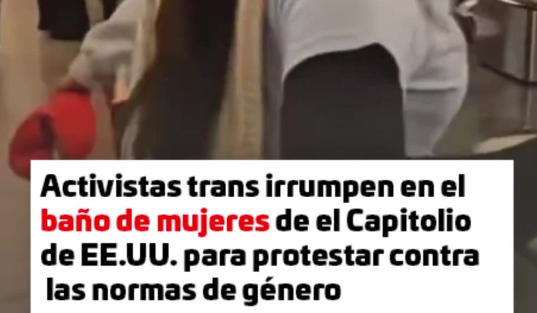 Roughly 15 LGBTQ+ activists were arrested at the U.S. Capitol for storming into a women’s bathroom