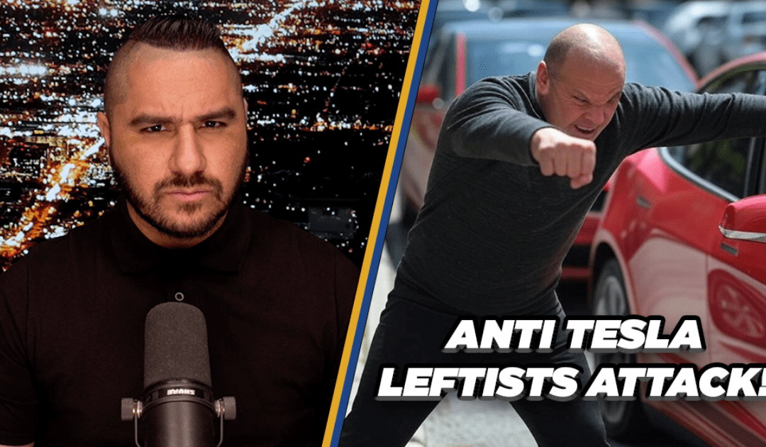 Anti-Tesla Psycho Beats 61 Year Old Woman & Elon Musk Responds To Attacks On Tesla | Drew Hernandez