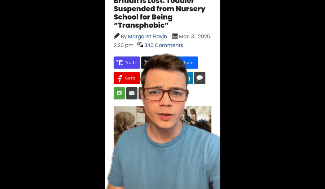 Victor Reacts: The UK Cracks Down on Transphobic Toddlers (VIDEO)