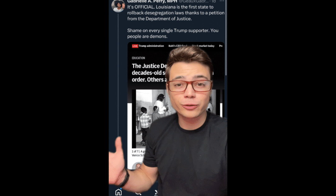 Victor Reacts: Liberals Spread Hysteric Lies About Trump Bringing Back Segregation (VIDEO)