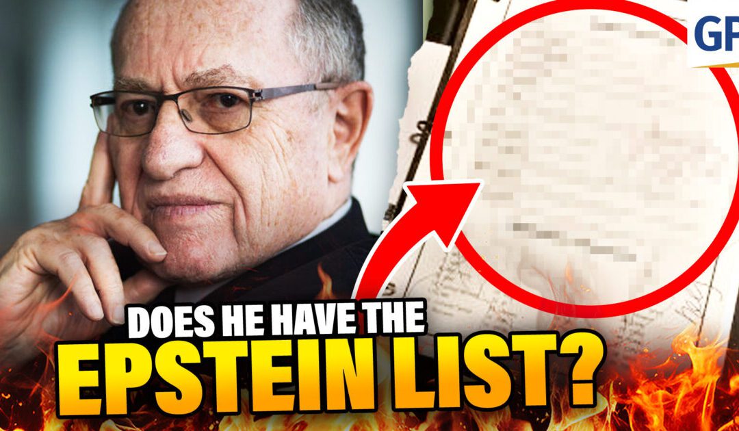 Dershowitz Says DOJ is HIDING Epstein Client List | Elijah Schaffer (VIDEO)