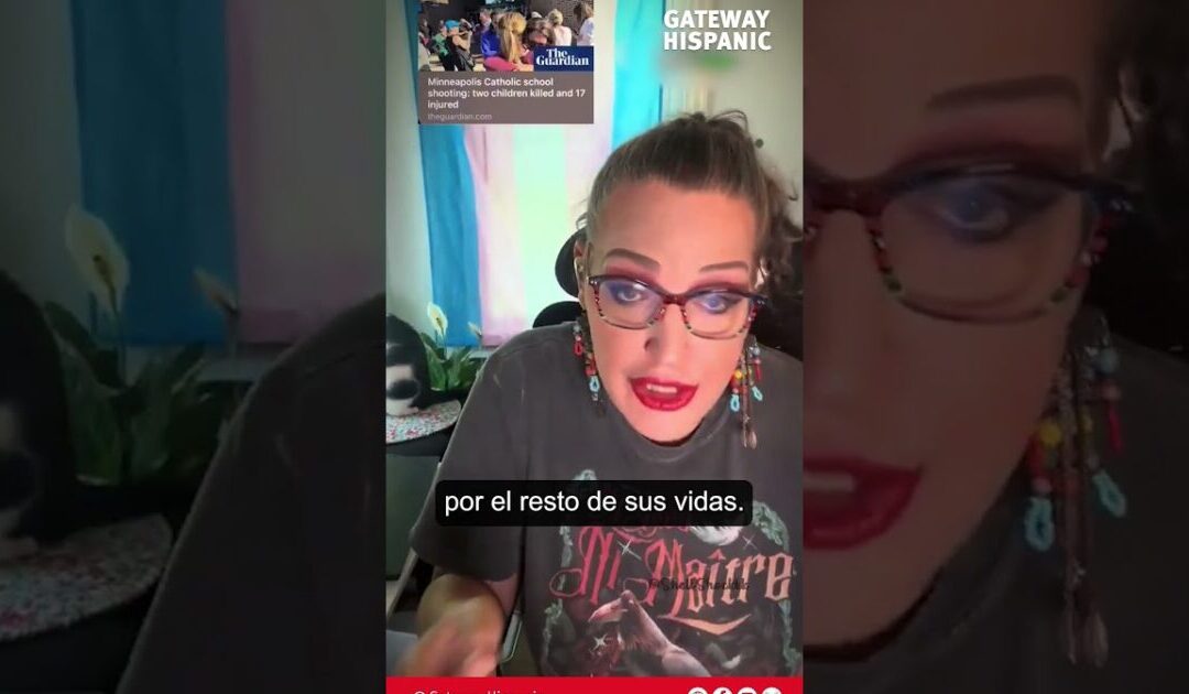 Wicked LGBT Man Dressed as a Woman Blames Christian Parents for Minneapolis Shooting