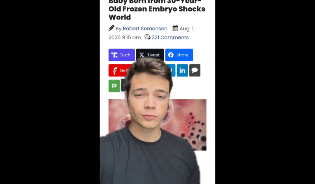 Victor Reacts: Record Setting Oldest Baby Ever Proves Pro-Life Stance True (VIDEO)