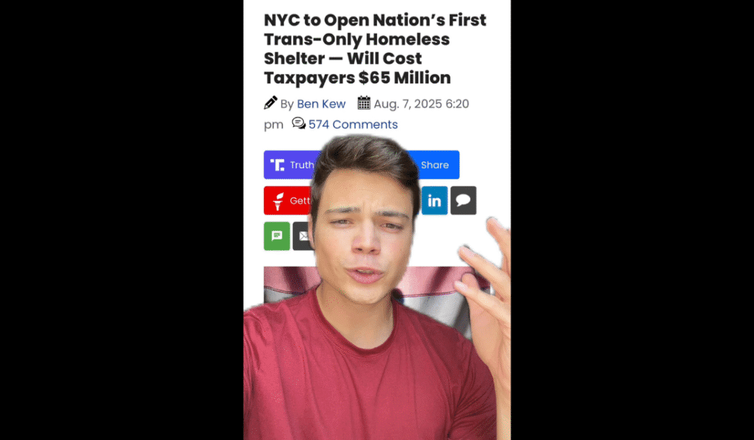 Victor Reacts: This Is Almost Too Stupid to Be True – NYC Transgender Homeless Shelter (VIDEO)