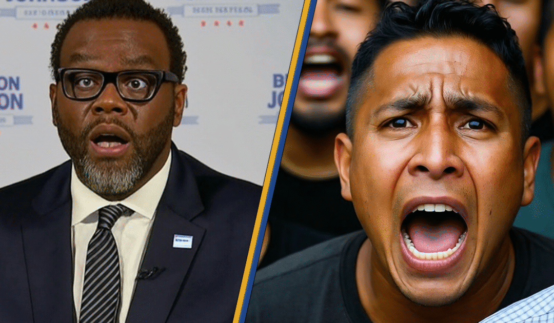 Woke Mayor Brandon Johnson Compares Illegal Aliens To Civil War Era Slaves | Drew Hernandez