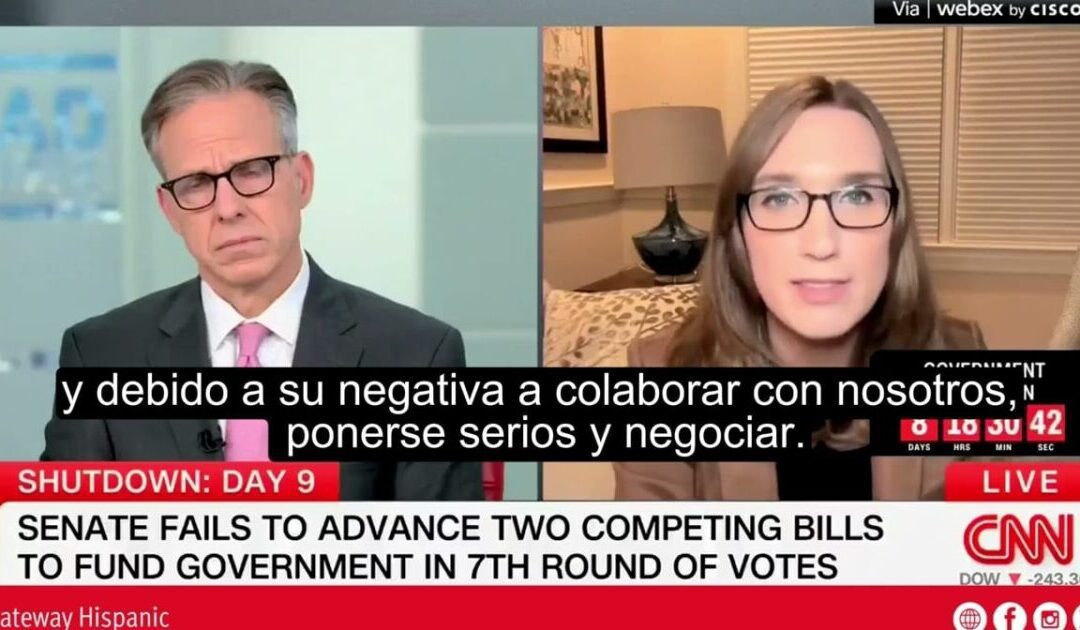 Rep. Tim McBride, a Man Pretending to Be a Woman, Blames Republicans For the Government Shutdown