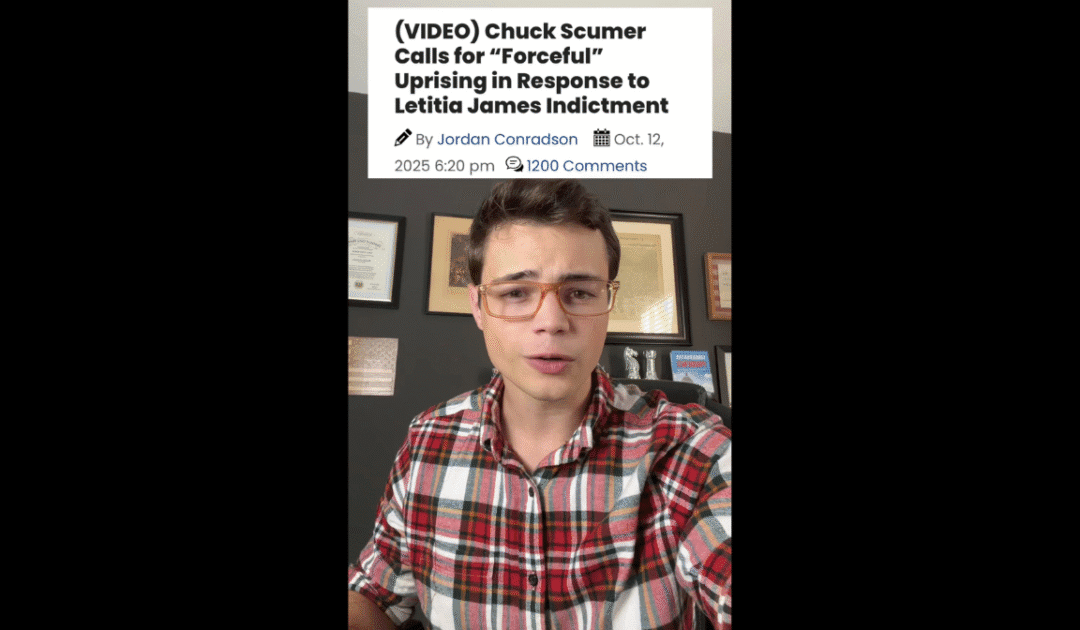 Victor Reacts: More Proof Democrats Support Violence, Schumer Calls for Forceful Uprising (VIDEO)