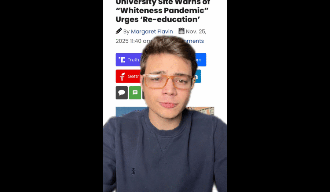 Victor Reacts: Liberal University Goes All In on Ant-White Racism (VIDEO)
