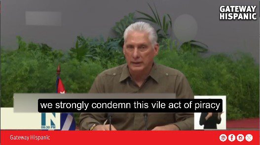 Díaz-Canel Accuses the United States of “Piracy” After the Seizure of an Oil Tanker