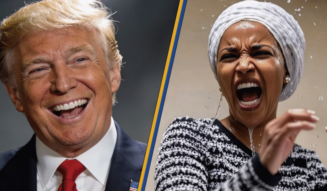 Ilhan Omar Blames President Trump For Being SQUIRTED ON | Drew Hernandez