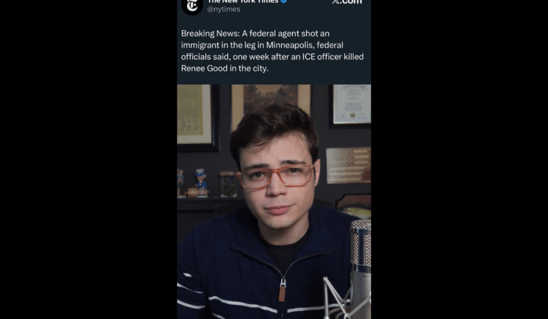 Victor Reacts: This Is Why No One Trusts Legacy Media, NYT Posts HORRIBLE Headline For ICE Involved Shooting (VIDEO)