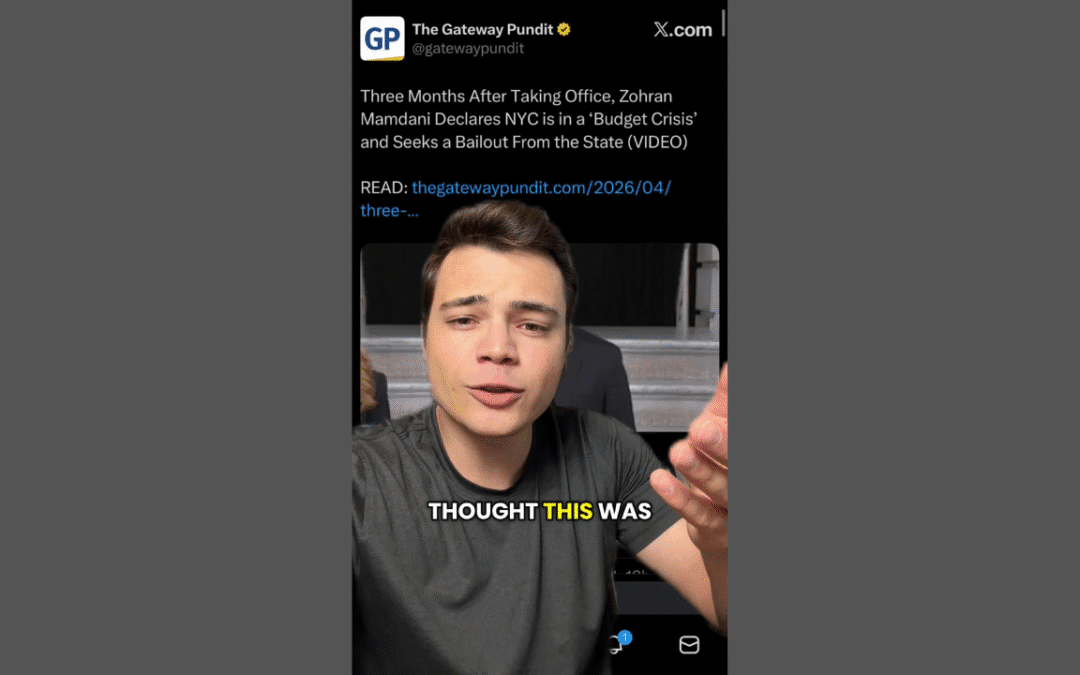 Victor Reacts: Another Expensive Lesson on the Failures of Socialism – NYC Is Broke! (VIDEO)