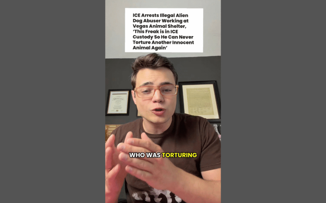 Victor Reacts: Will the Left FINALLY Care About Deportations? Illegal Alien Animal Abuser Arrested (VIDEO)