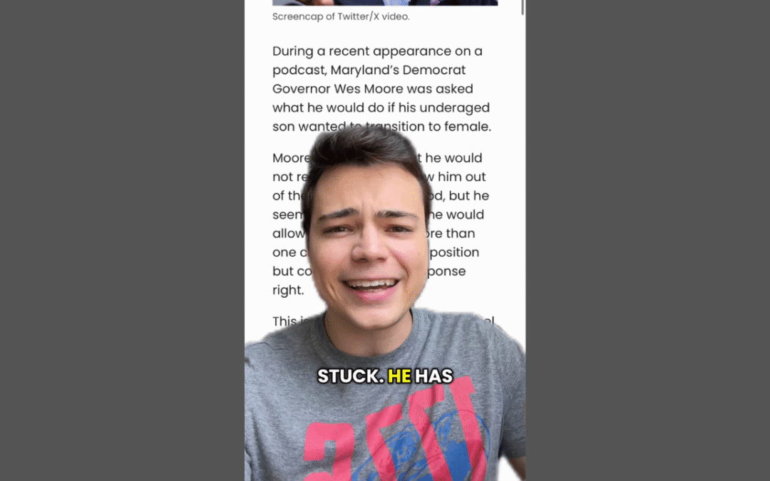 Victor Reacts: Democrat Governor Participates in Humiliation Ritual, Would Allow Minor Son to Trans (VIDEO)