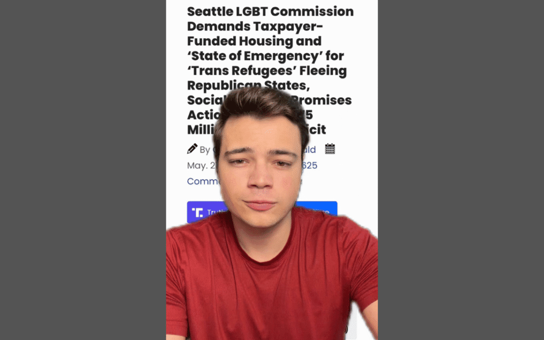 Victor Reacts: Words Have No Meaning to the Left – Seattle LGBT Group Claims Trans People are Refugees (VIDEO)