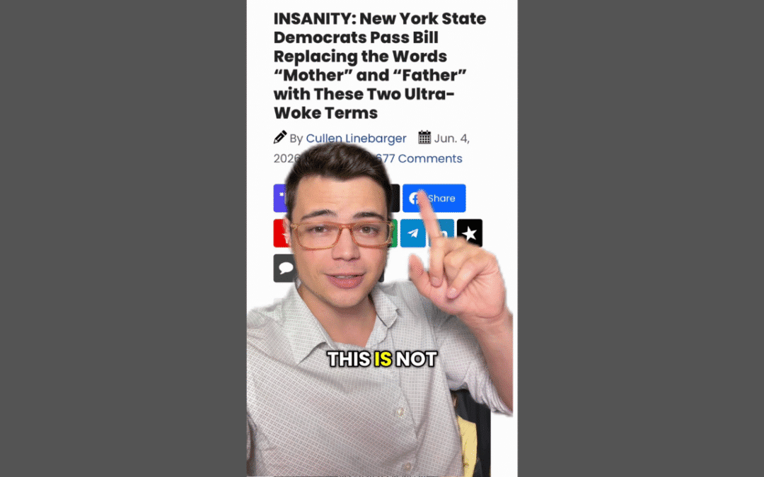 Victor Reacts: NY Democrats Call Mothers “Gestational Parents” In Latest Attack on Family (VIDEO)