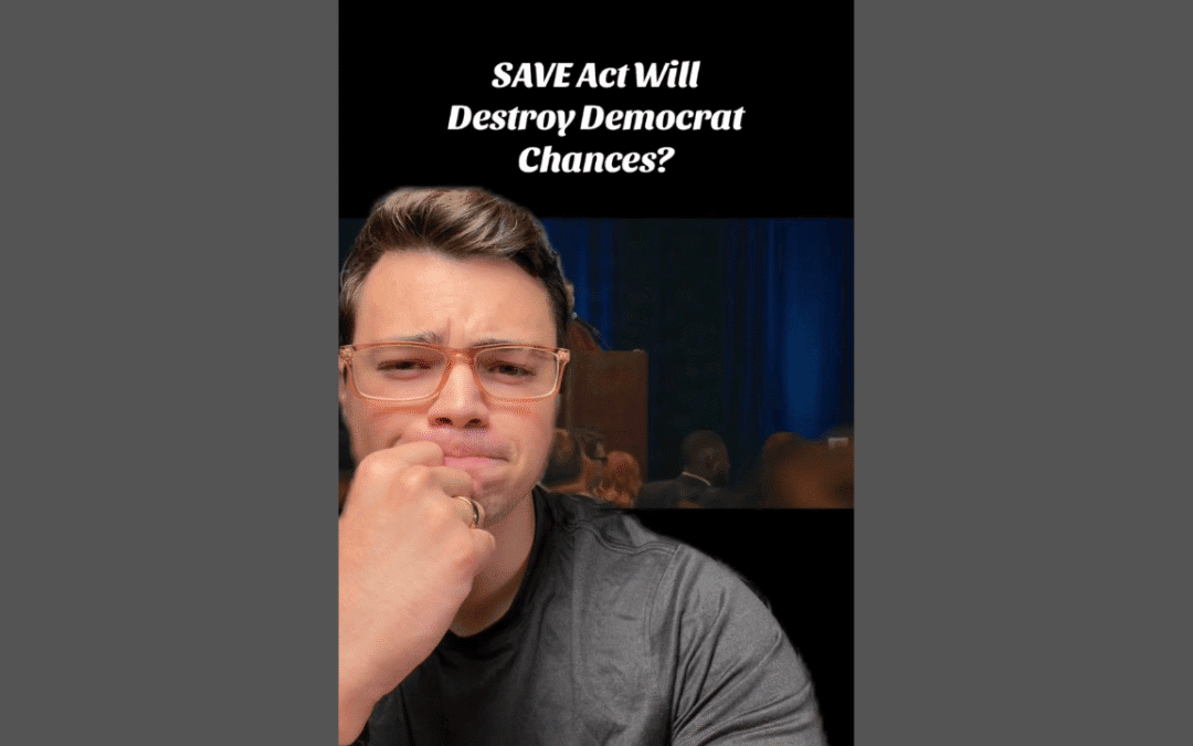 Victor Reacts: Time To Get Out the Crayons and Explain the SAVE America Act to Democrats (VIDEO)