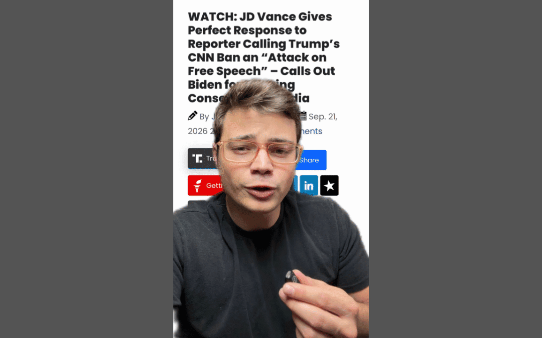 Victor Reacts: The Media Theatrics and Hysteria Over Special Press Access Hypocrisy (VIDEO)